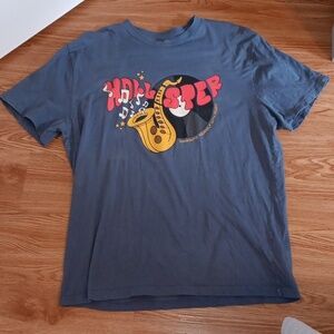 Hollister Navy Relaxed Fit T-Shirt Relaxed Fit Size L